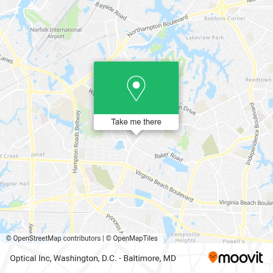 Optical Inc map