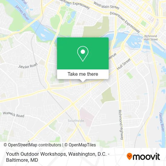 Youth Outdoor Workshops map