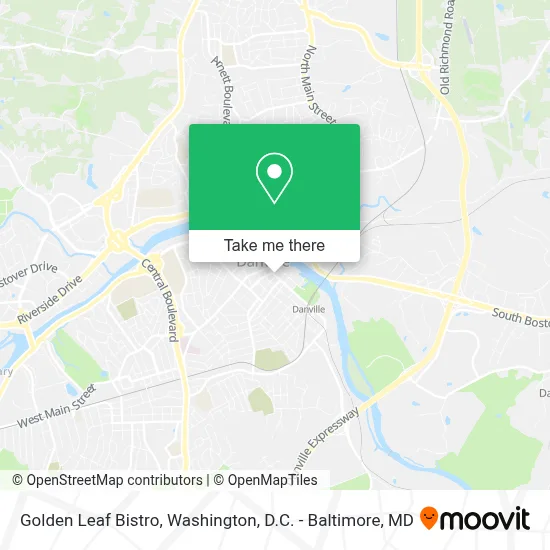 Golden Leaf Bistro map