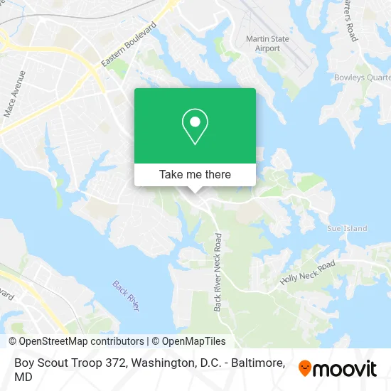 Boy Scout Troop 372 map