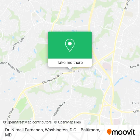 Dr. Nimali Fernando map