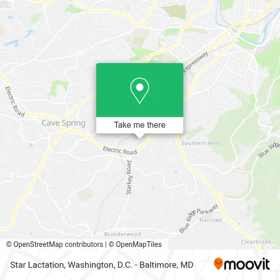 Star Lactation map