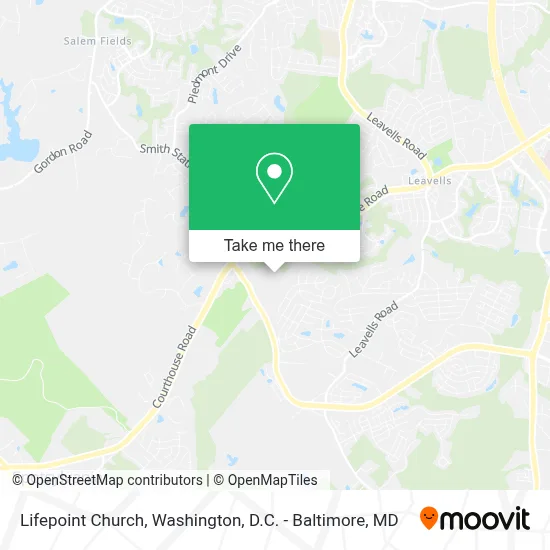 Lifepoint Church map