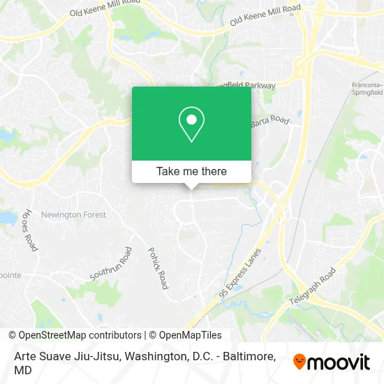 Arte Suave Jiu-Jitsu map