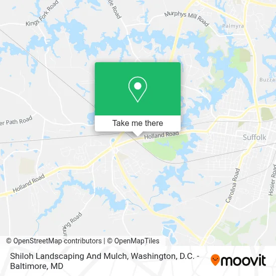 Shiloh Landscaping And Mulch map