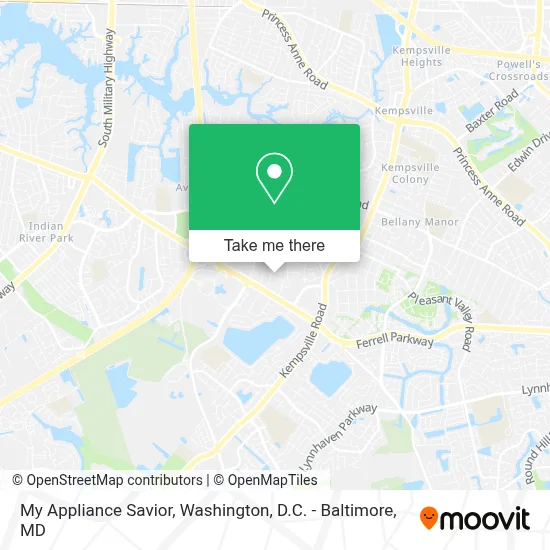 My Appliance Savior map