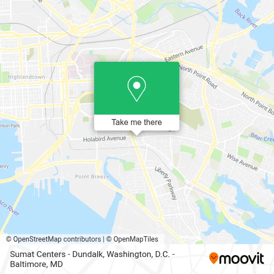 Sumat Centers - Dundalk map