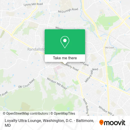 Loyalty Ultra Lounge map