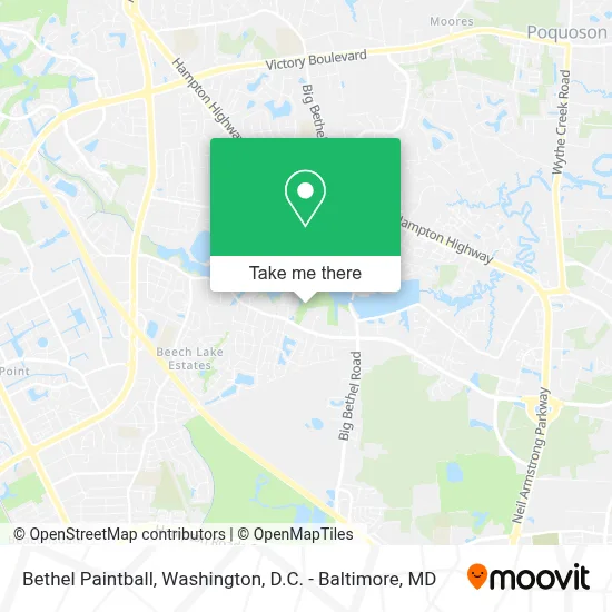 Bethel Paintball map