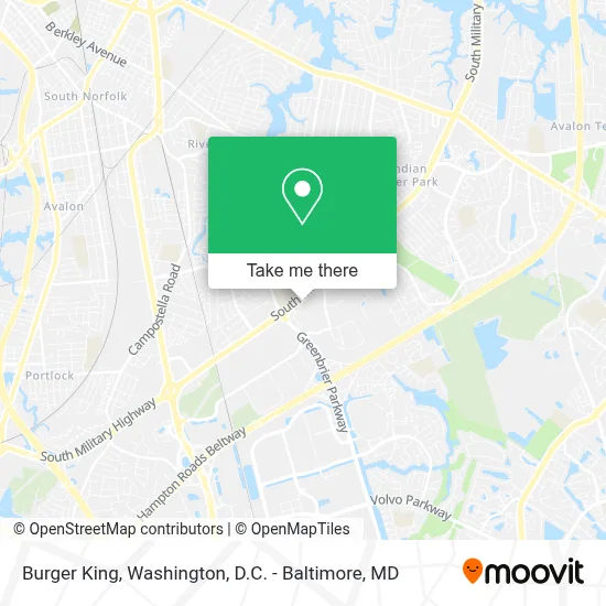 Burger King map