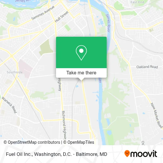 Fuel Oil Inc. map