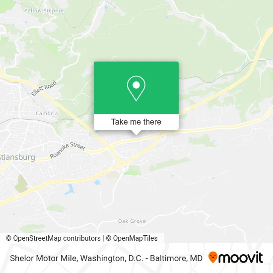 Shelor Motor Mile map