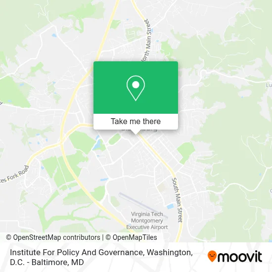 Institute For Policy And Governance map