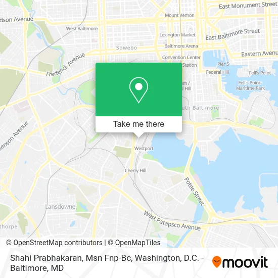 Shahi Prabhakaran, Msn Fnp-Bc map