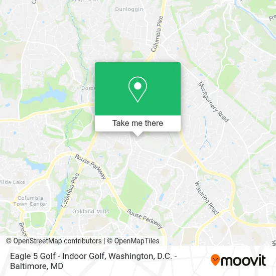 Eagle 5 Golf - Indoor Golf map