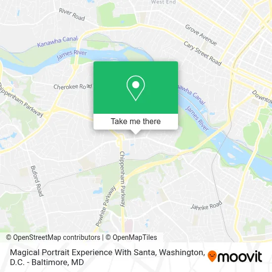 Magical Portrait Experience With Santa map