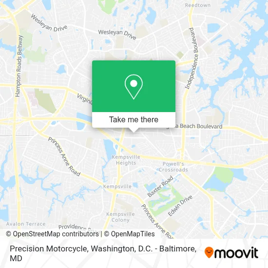 Precision Motorcycle map