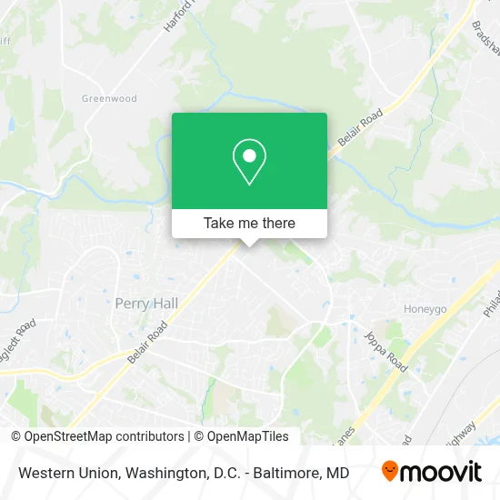 Western Union map