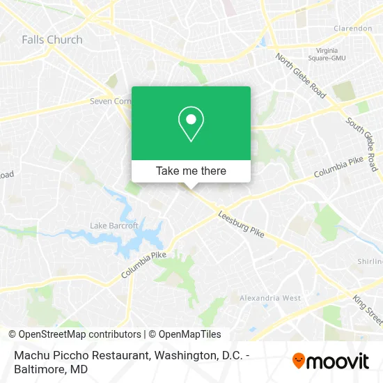 Machu Piccho Restaurant map