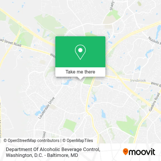 Department Of Alcoholic Beverage Control map