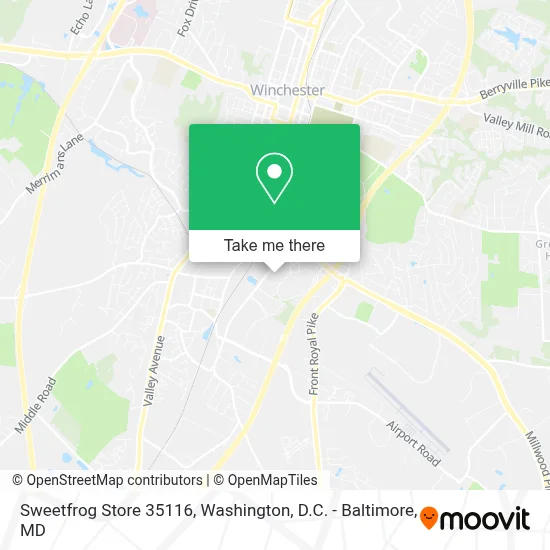 Sweetfrog Store 35116 map