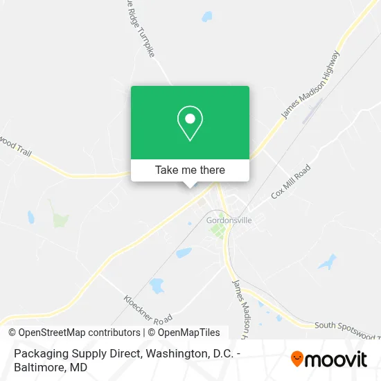 Packaging Supply Direct map