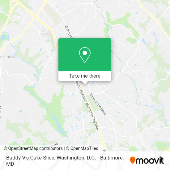 Buddy V's Cake Slice map