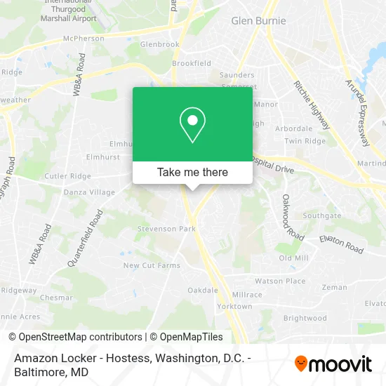 Amazon Locker - Hostess map