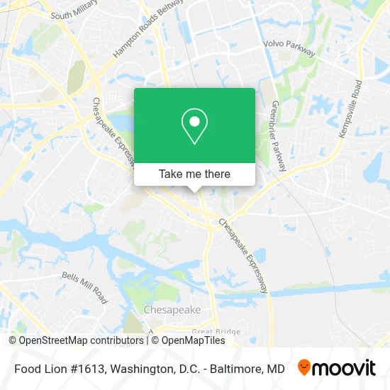 Food Lion #1613 map