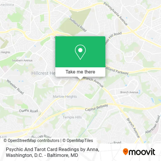 Psychic And Tarot Card Readings by Anna map
