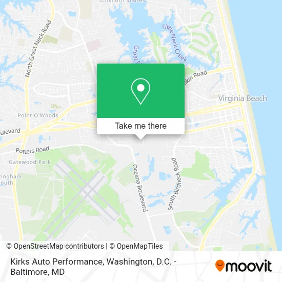 Kirks Auto Performance map