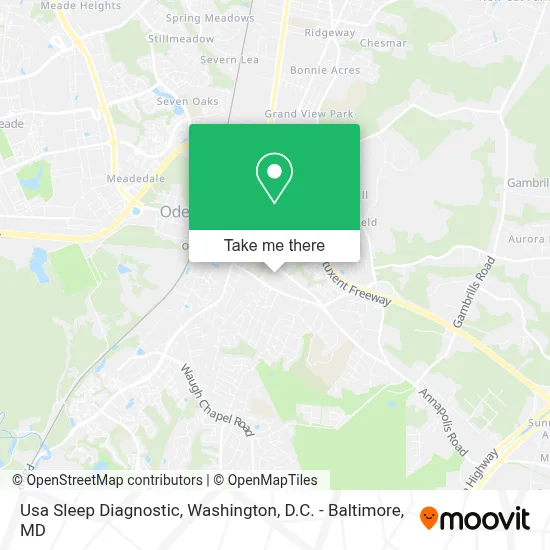 Usa Sleep Diagnostic map