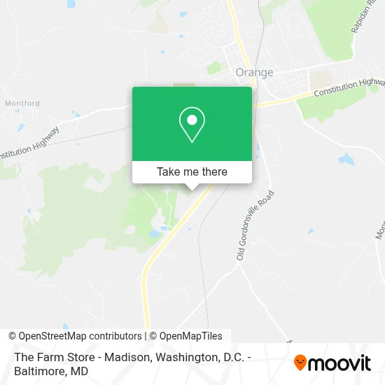 The Farm Store - Madison map