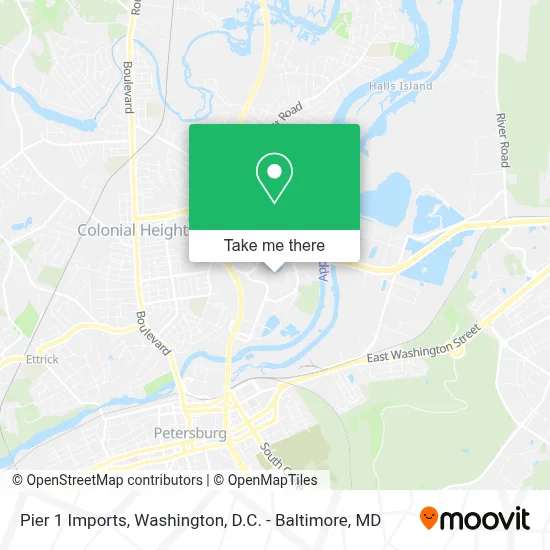 Pier 1 Imports map