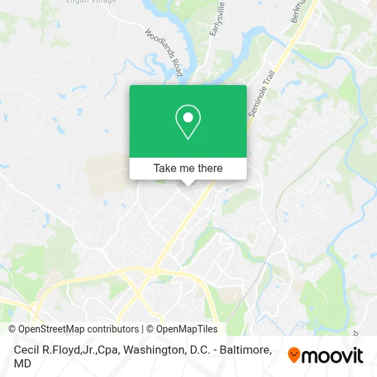 Cecil R.Floyd,Jr.,Cpa map