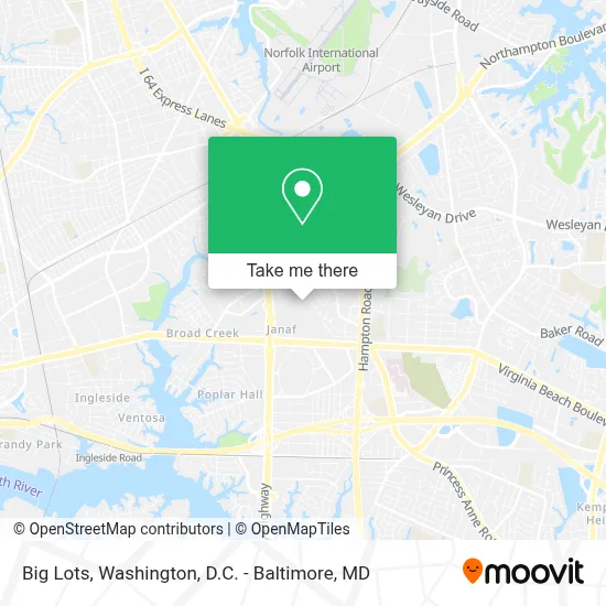 Big Lots map