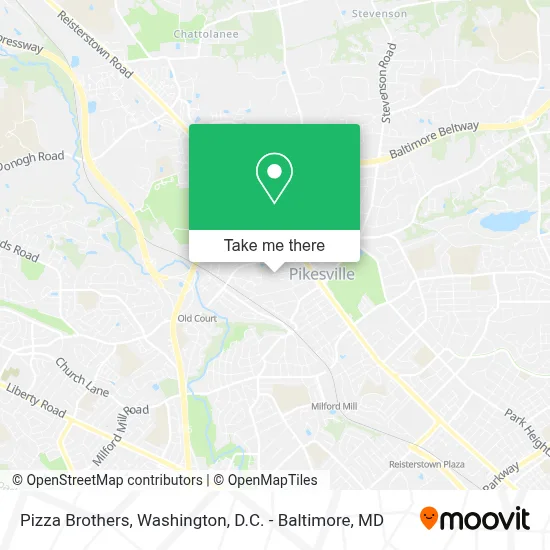 Pizza Brothers map