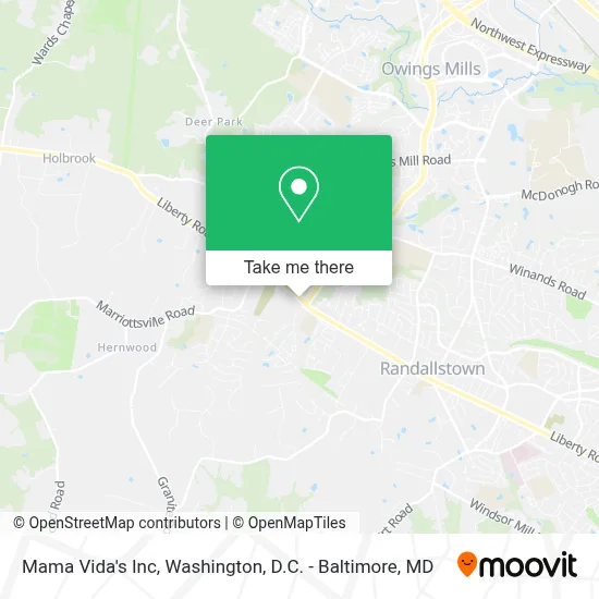 Mama Vida's Inc map