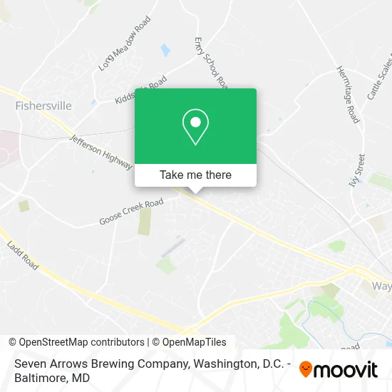 Seven Arrows Brewing Company map