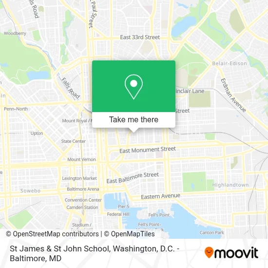 St James & St John School map