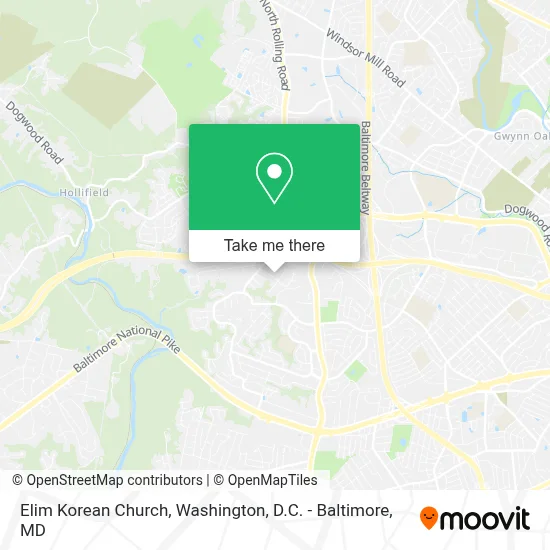 Elim Korean Church map
