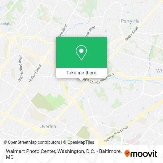 Walmart Photo Center map