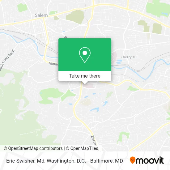 Eric Swisher, Md map
