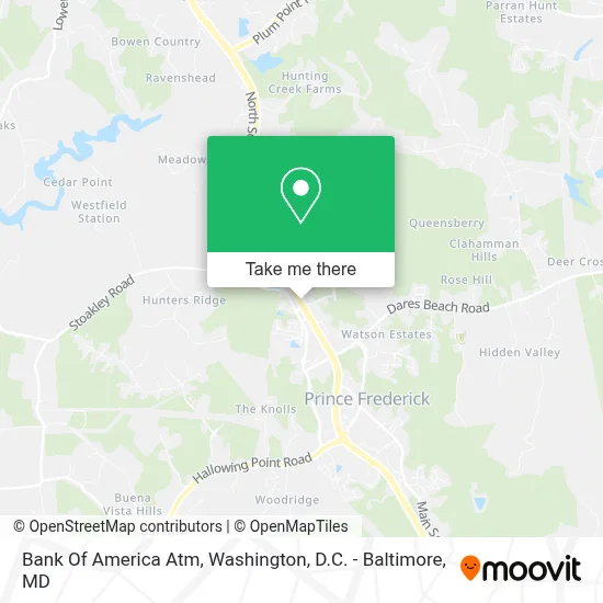 Bank Of America Atm map