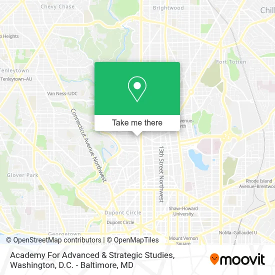 Academy For Advanced & Strategic Studies map