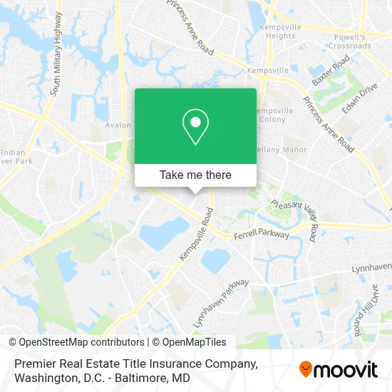 Premier Real Estate Title Insurance Company map