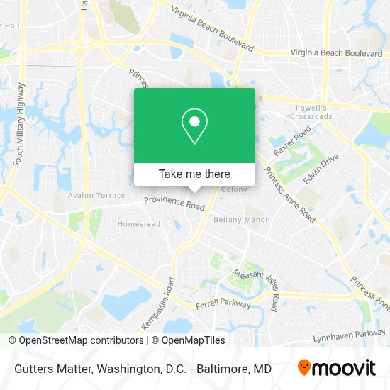 Gutters Matter map