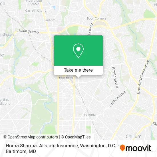 Homa Sharma: Allstate Insurance map