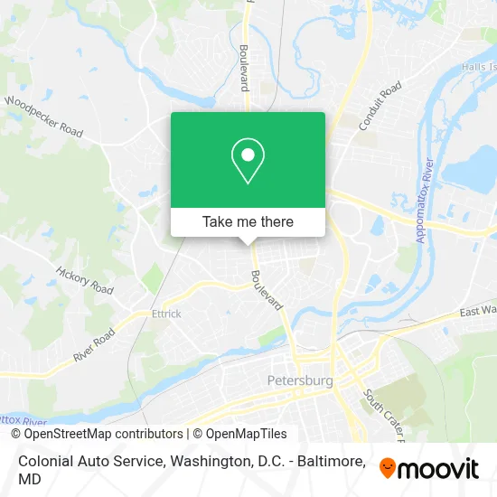 Colonial Auto Service map