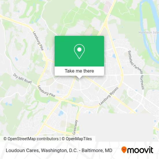 Loudoun Cares map